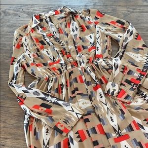 Long sleeve dress in a size small